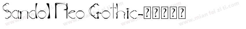 Sandol Neo Gothic字体转换